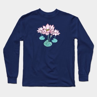 Lotus on Lily Long Sleeve T-Shirt